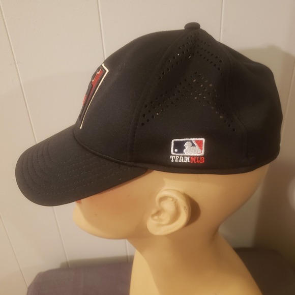 MLB Arizona Diamondbacks Hat‎ Cap Fitted M/L Adult Black - Picture 2 of 6
